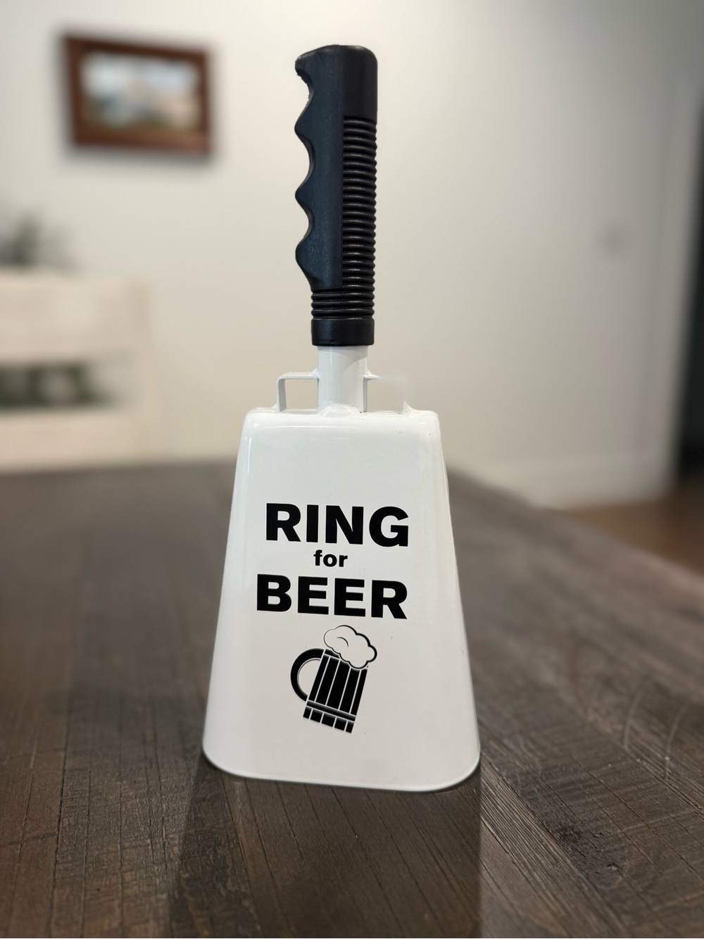 Wembley ‘Ring for Beer' Cowbell From Hammer + Axe Noisemaker Tailgating Gift New